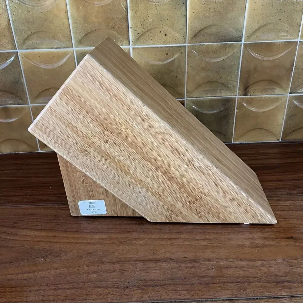 Shun 11-Slot Bamboo Wood Knife Block